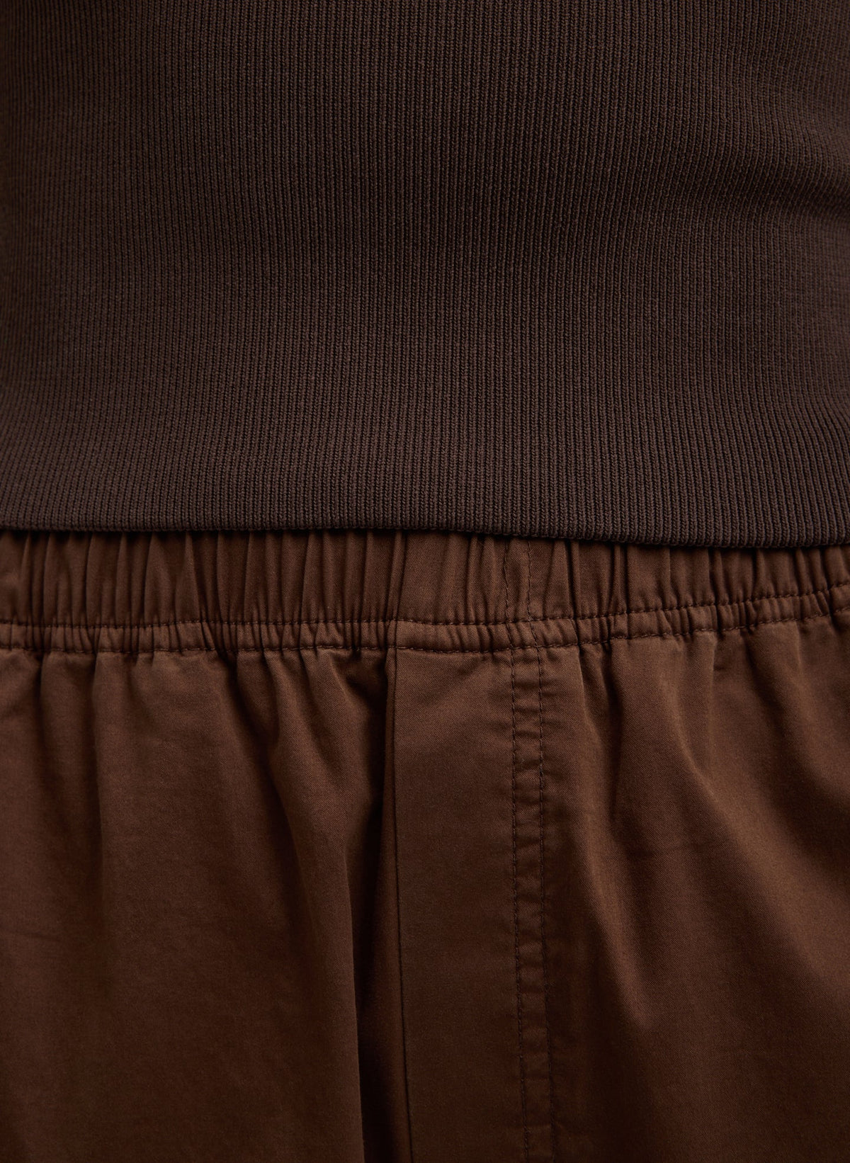 Tibi Garment Dyed Silky Cotton Winslow Pull On Pant