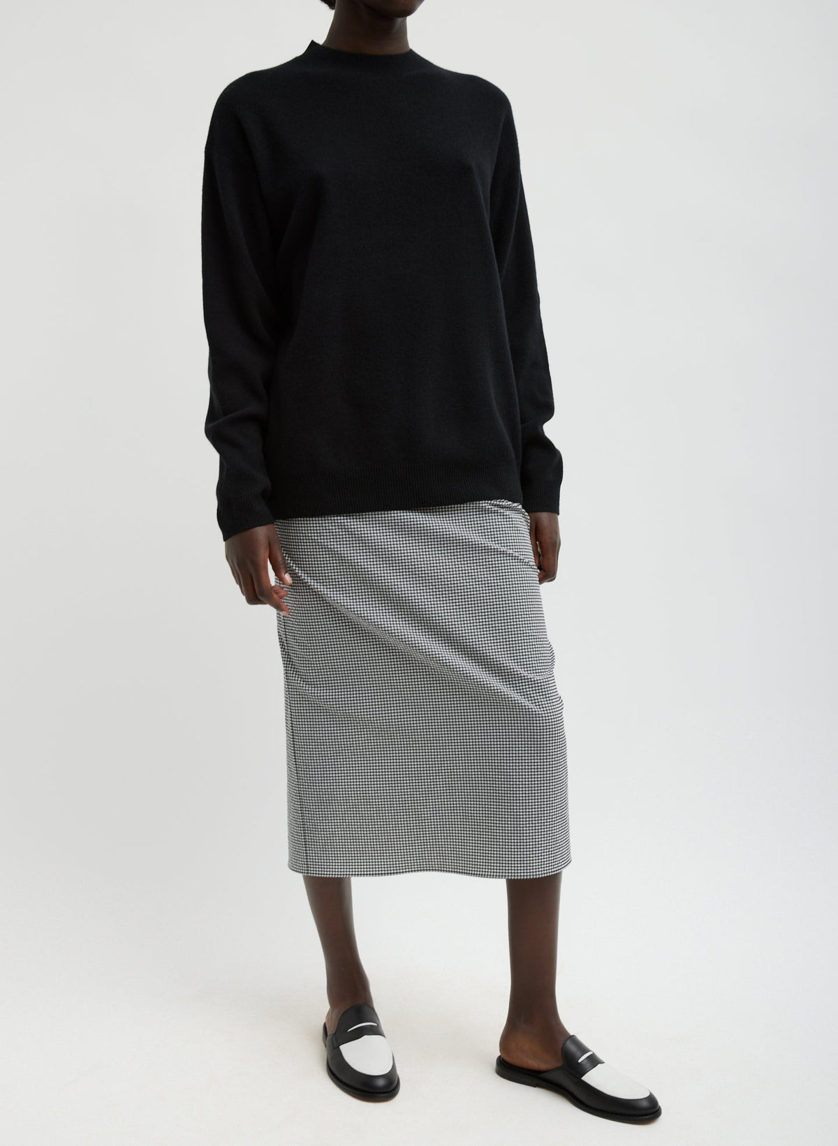 Tibi Anna Merino Wool Cut Out Racerback Pullover