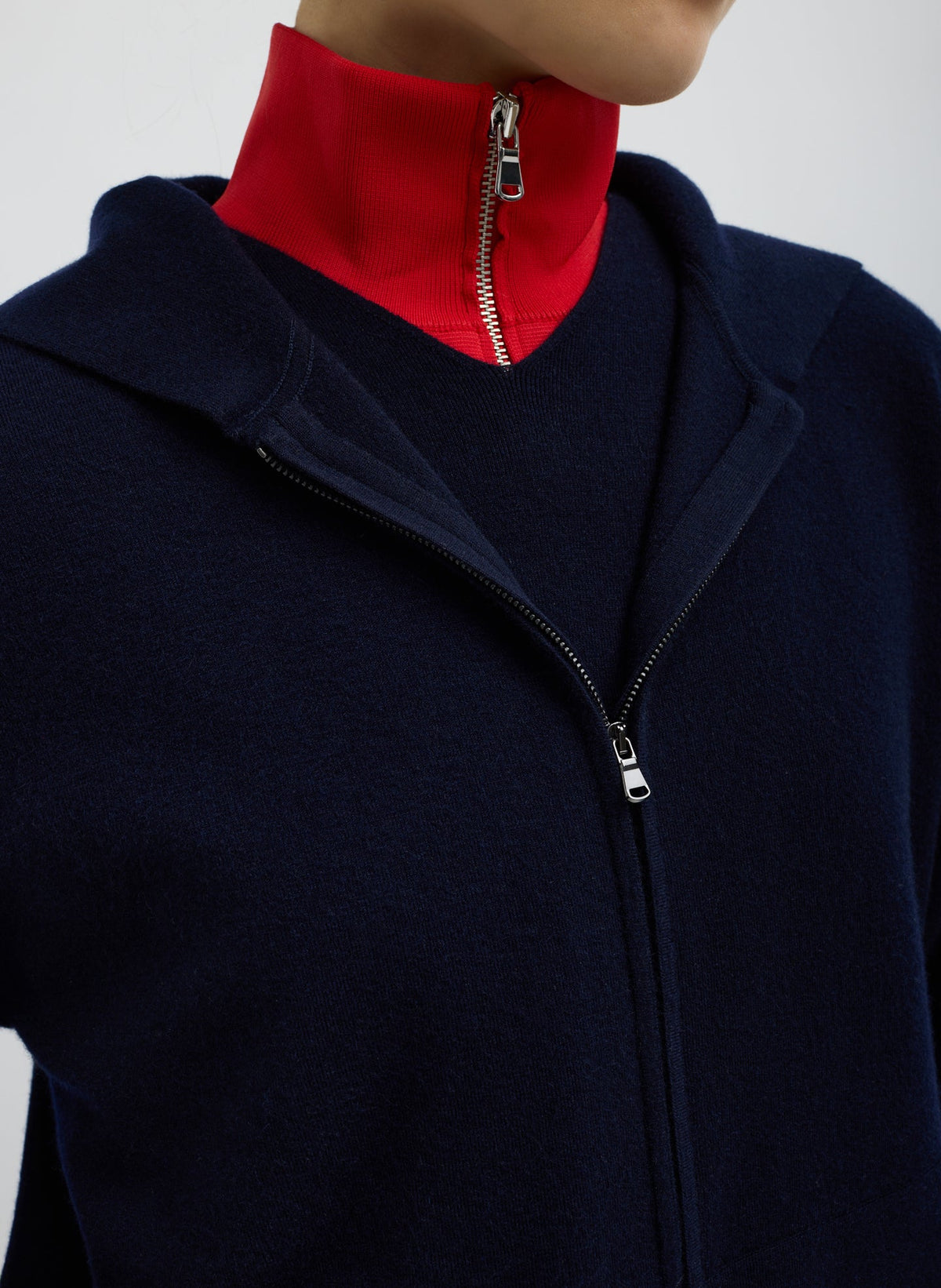 Tibi Double Faced Cashmere Hoodie