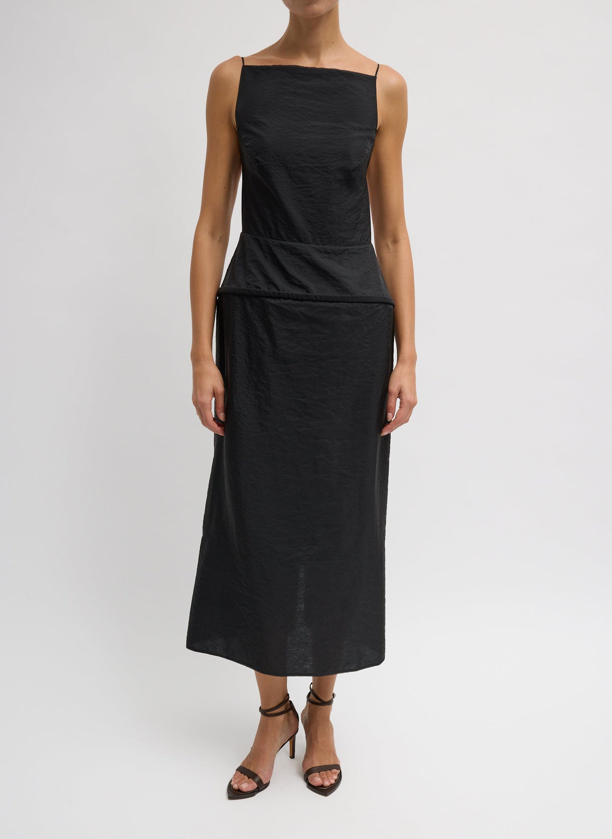 Tibi Chassis Hoop Strappy Dress