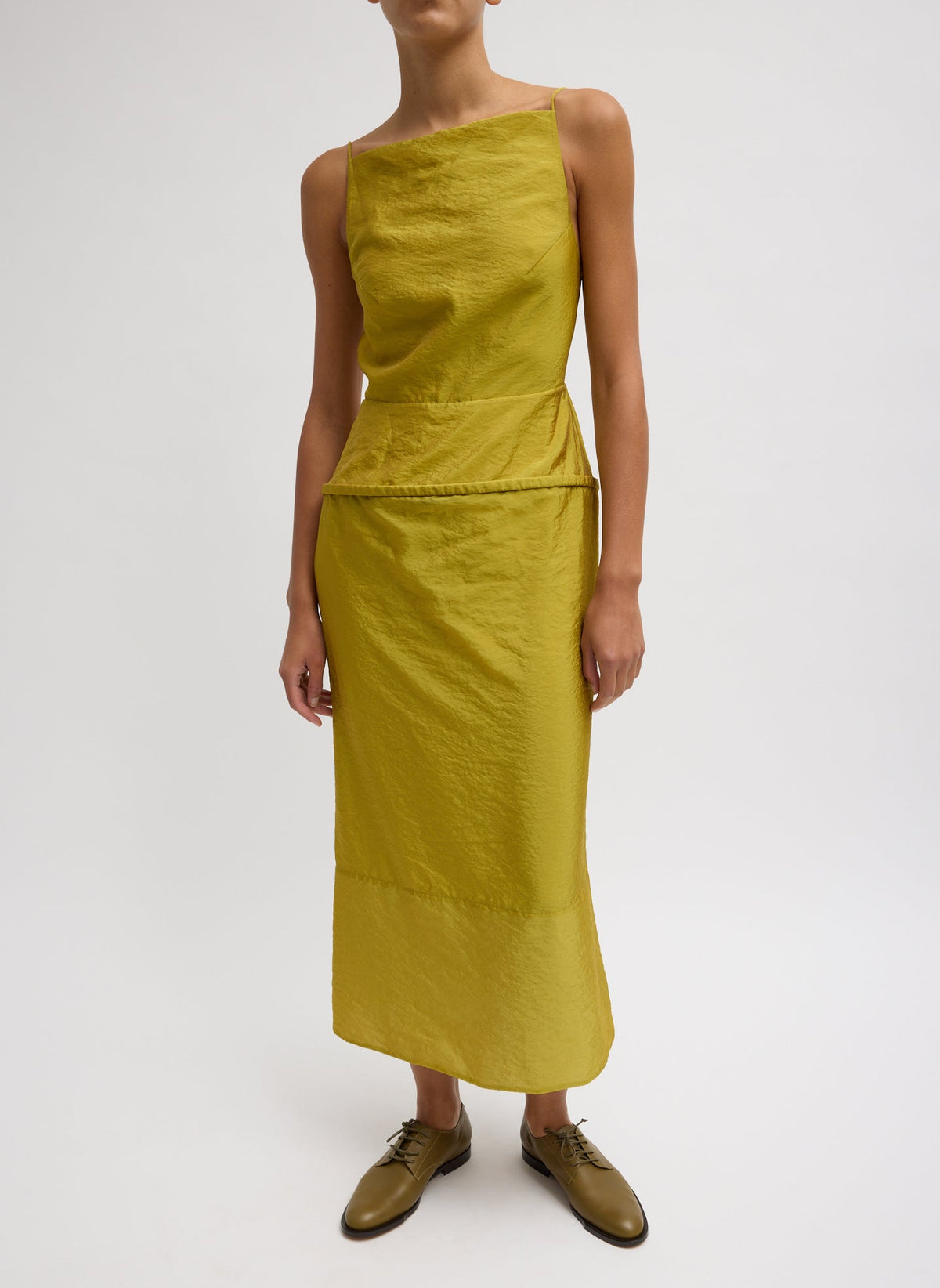 Tibi Chassis Hoop Strappy Dress