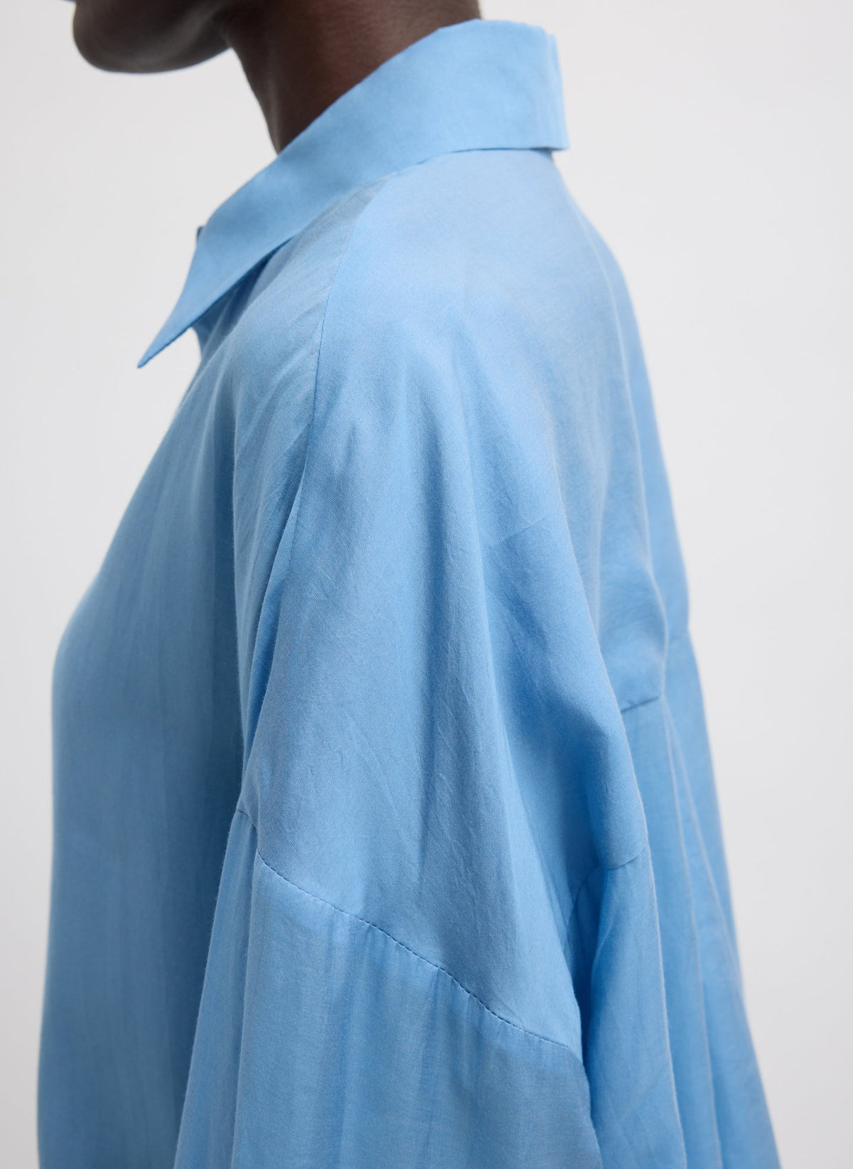 Tibi Ultra Light Silk Tencel Oversized Shirt