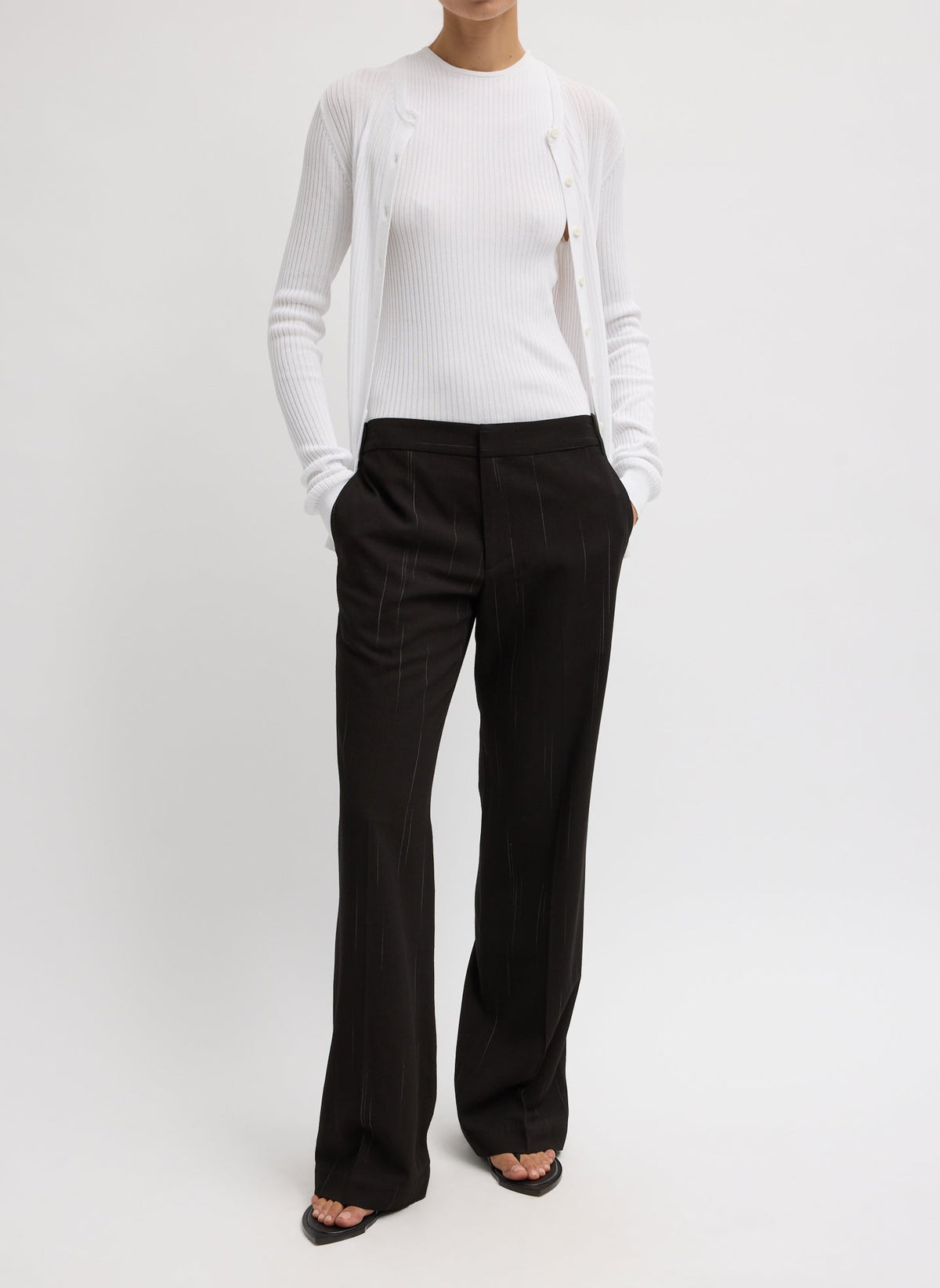 Tibi Viscose Suiting Isaac Pant