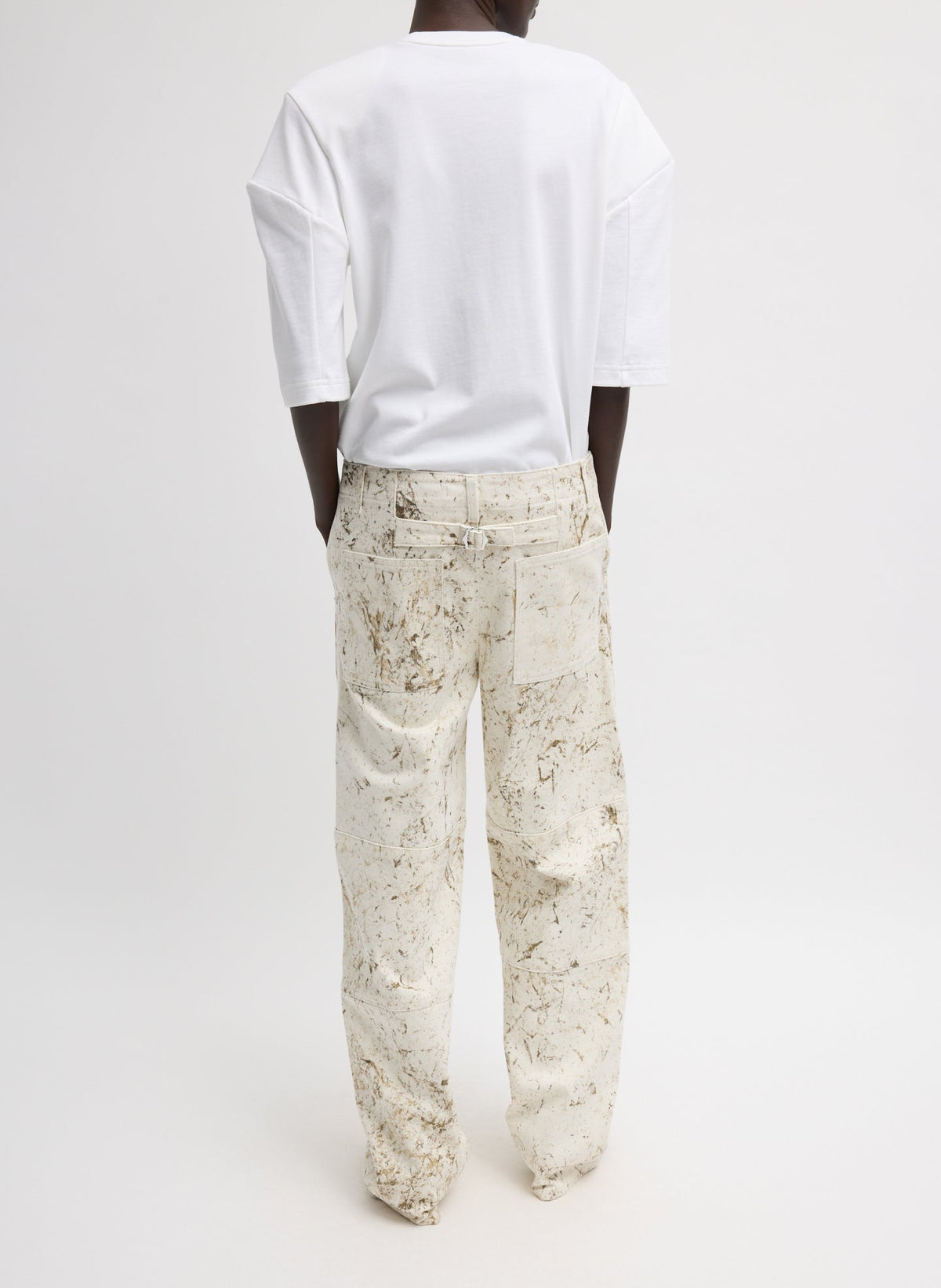 Tibi Calcimin Denim Fischer Jean