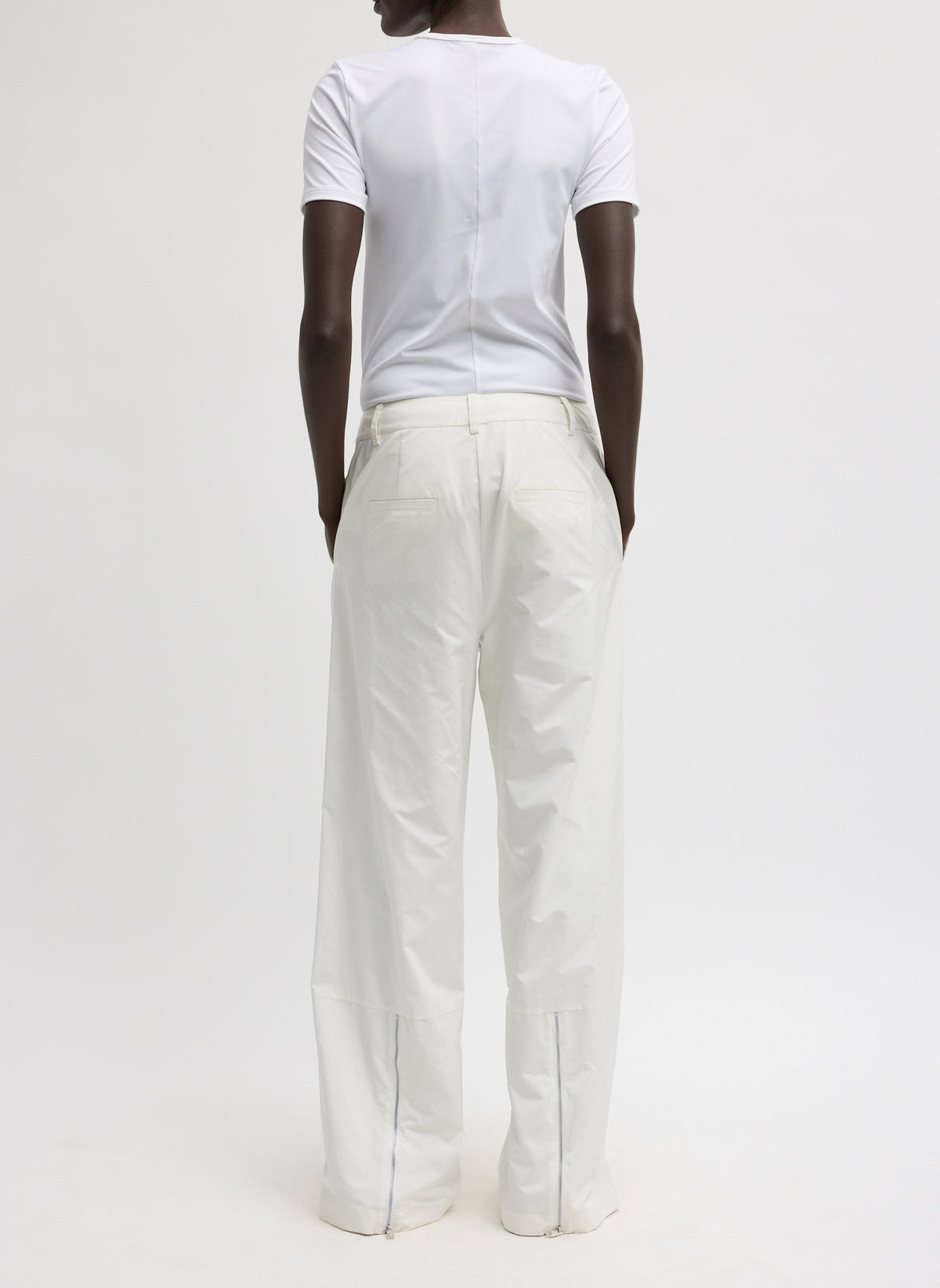 Tibi Nylon Zipper Trouser