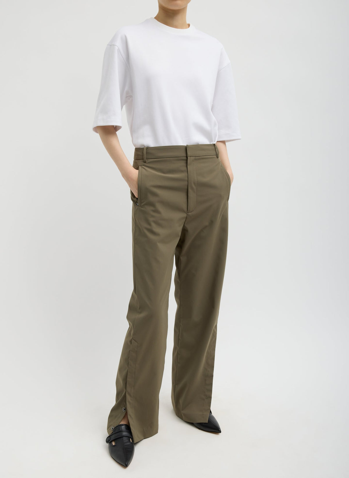 Tibi Tech Suiting Mark Trouser