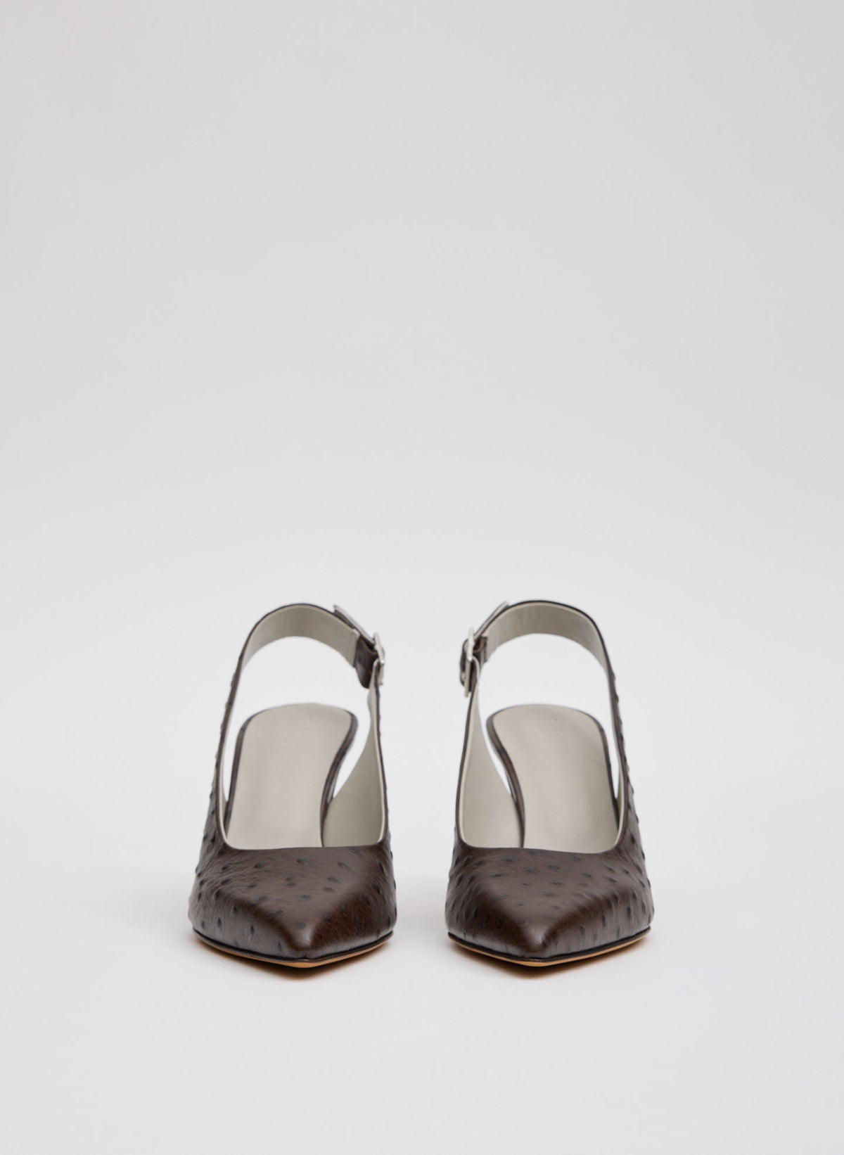 Tibi Ostrich Print Reyner Pump