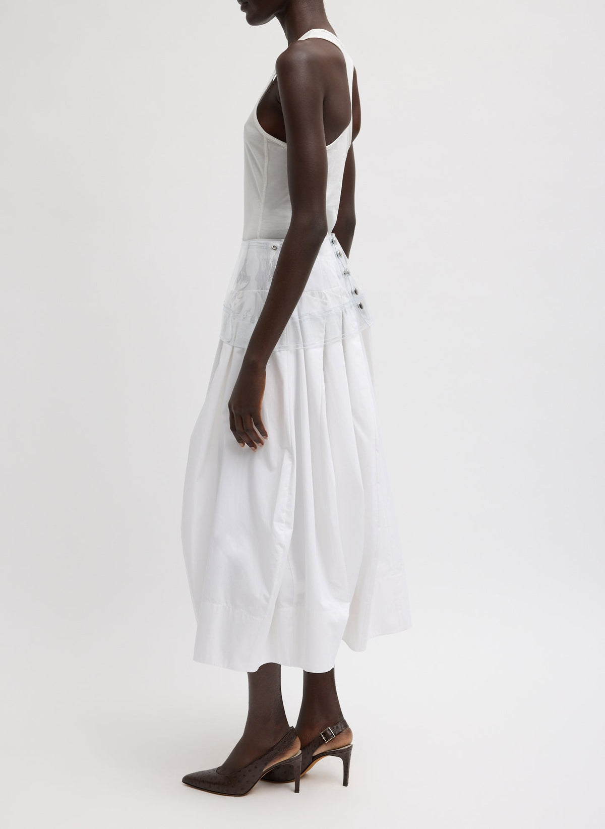 Tibi PVC Peplum Belt