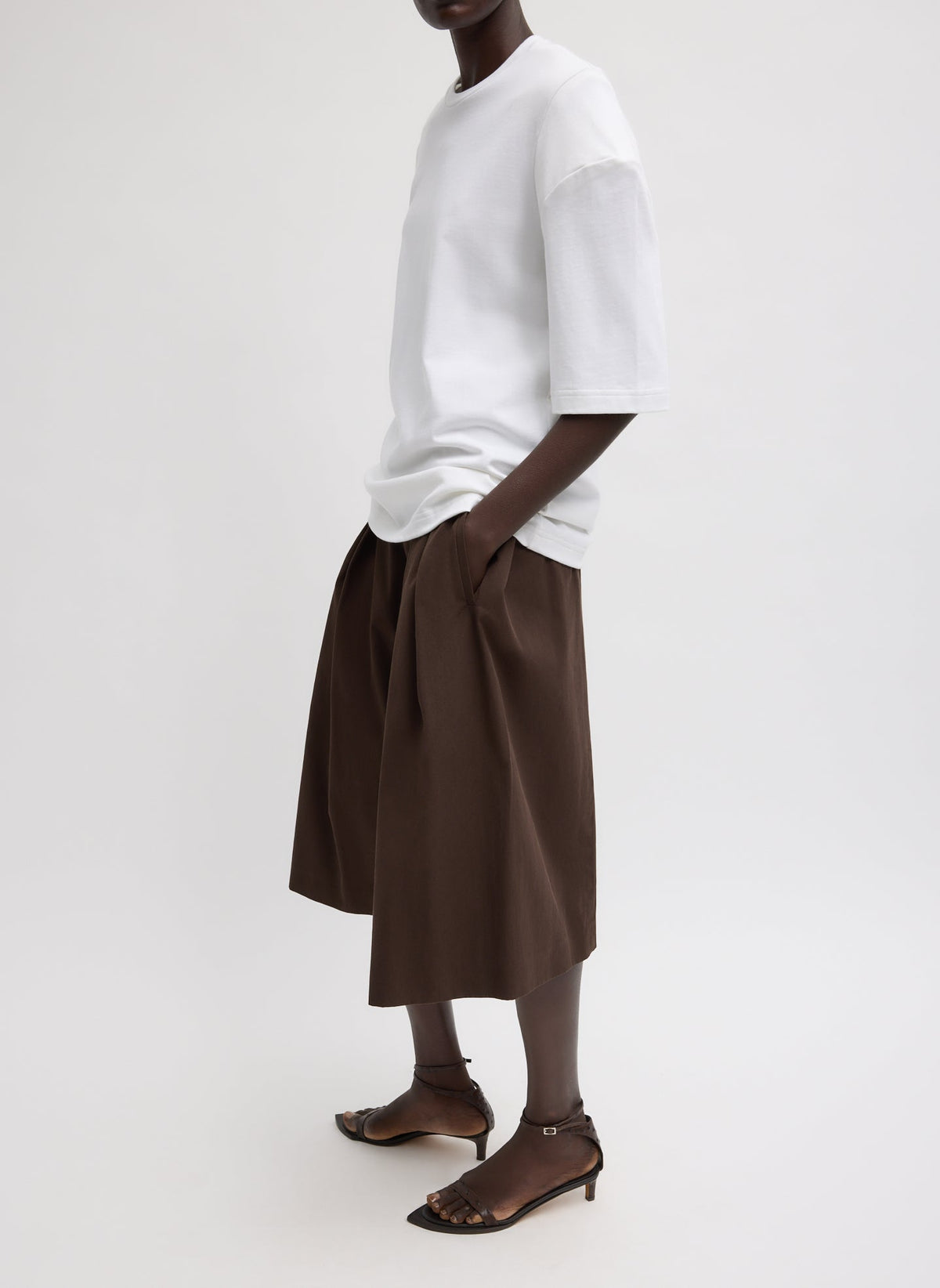 Tibi Perfect Hinged Sleeve T-Shirt