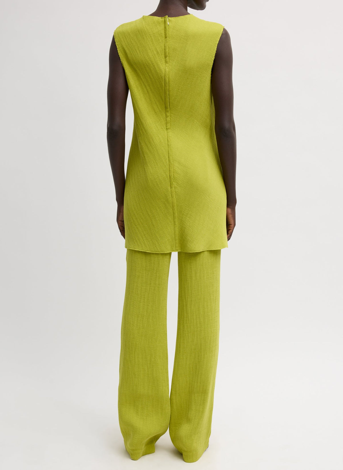 Tibi Viscose Plisse Corbit Pant